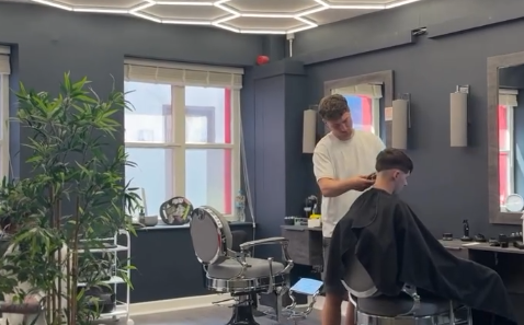 Metro Man Cork barbershop interior
